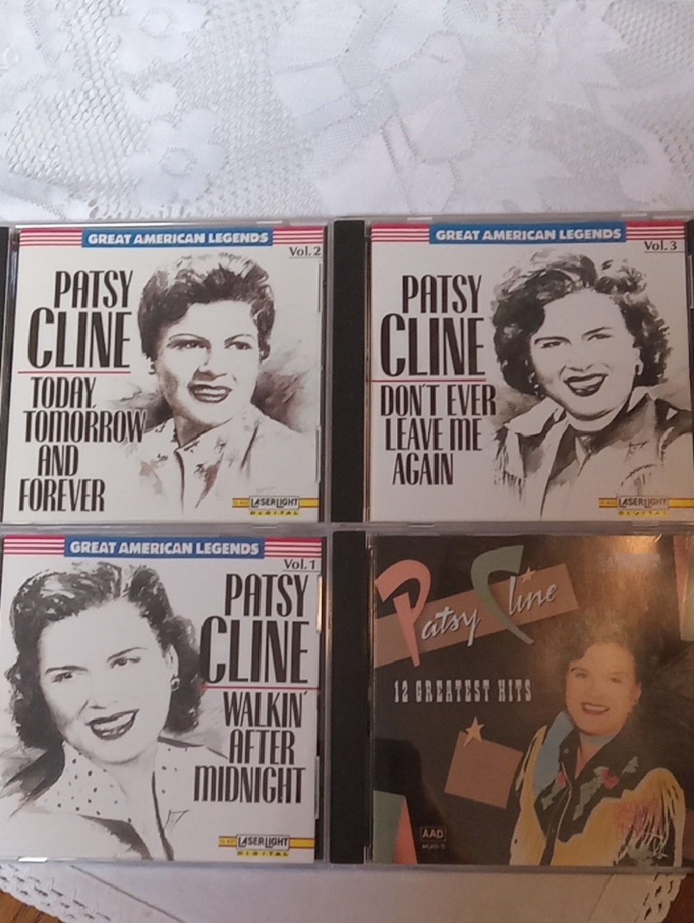 Patsy Cline CD's Classic Bundle Of 4 Vol. 1,2,3 & Greatest Hits